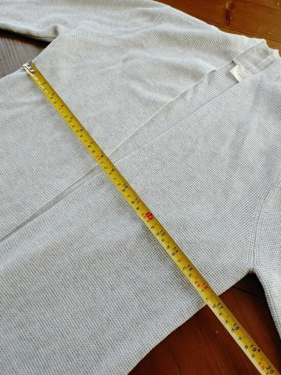 Cyrus Gray Open Cardigan Sweater Size M - Picture 4 of 5